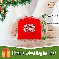 Vista 3 de Lacrosse - Adorno de Navidad para niña 2024, adorno personalizado de lacrosse, adorno para fanáticos de los deportes, decoración de árbol de Navidad