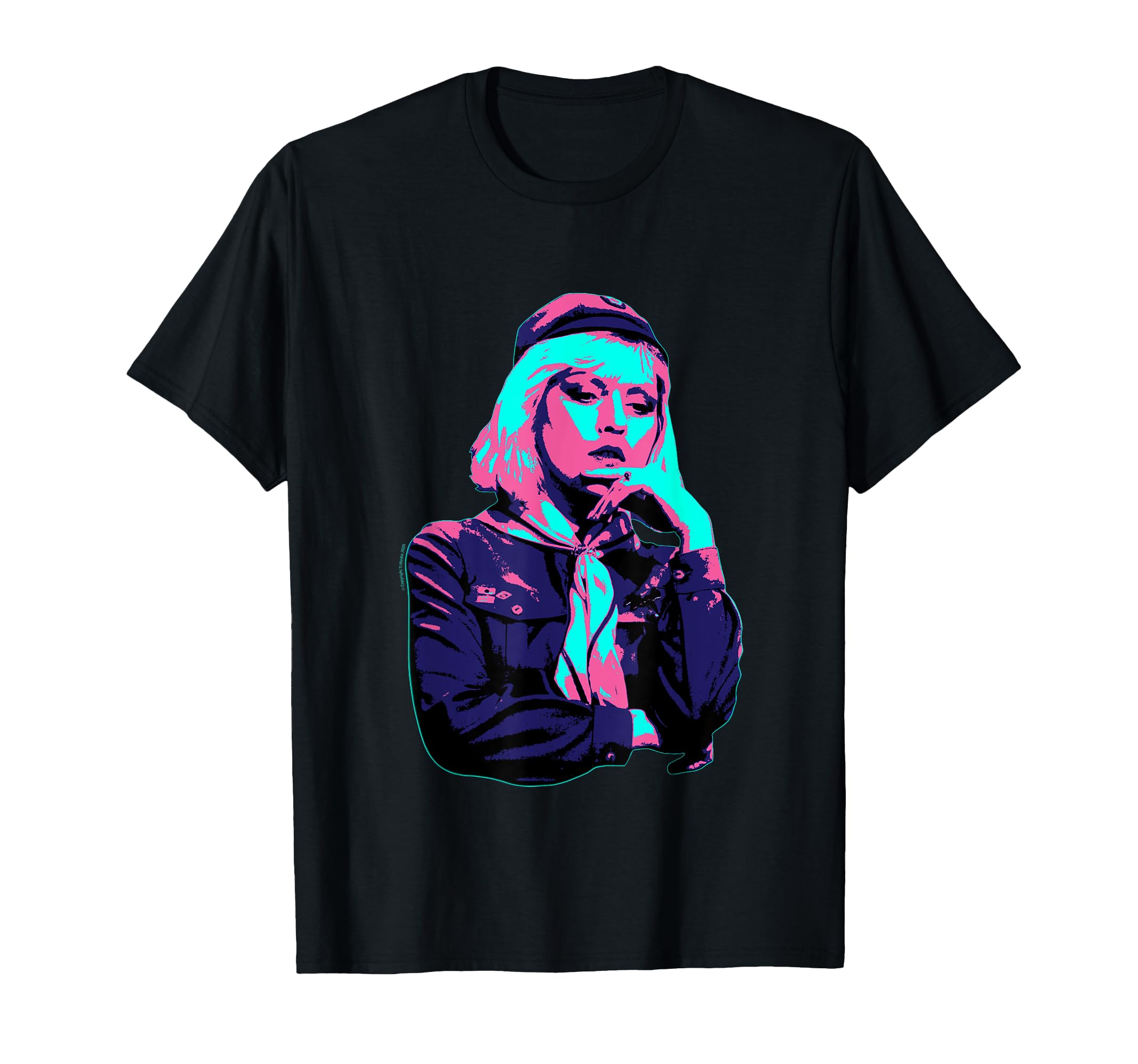 TV Times Debbie Harry Blondie Girl Guide Uniform Pop Art T-Shirt