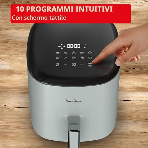 Moulinex - Easy Fry Pop air fryer - 10 programmes - 5 L - Eucalyptus - 7