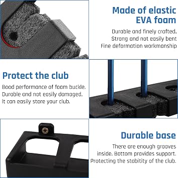 Pool Cue Holder, Wall-Mounted Pool Cue Rack Stand Case