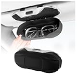 Figpade 2026 New Sunglasses Holder for Car,Anti-Drop Car Sunglass Holder with Button Release for Storage,Universal Sunglass Holders for Cars Visor Clip Cars Interior Accessories