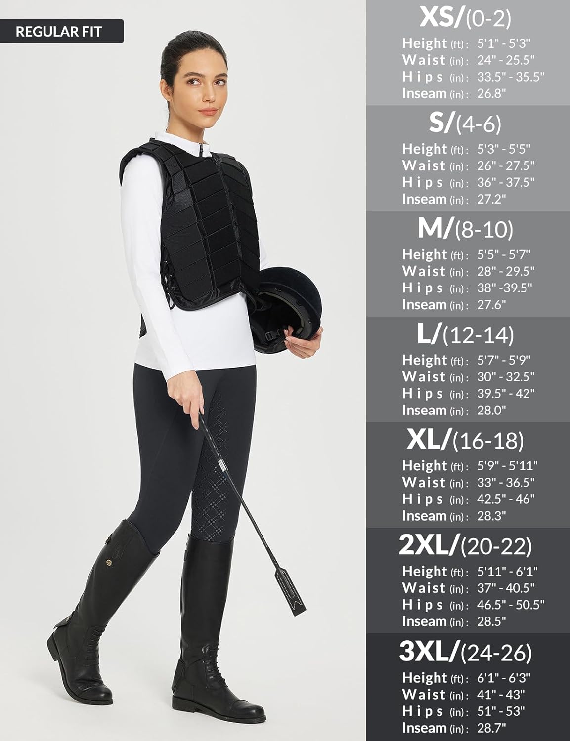 baleaf Women's Winter Riding Pants Full Seat Breeches Fleece Horse Equestrian Tights Horseback Leggings Zipper Pockets - Image 6