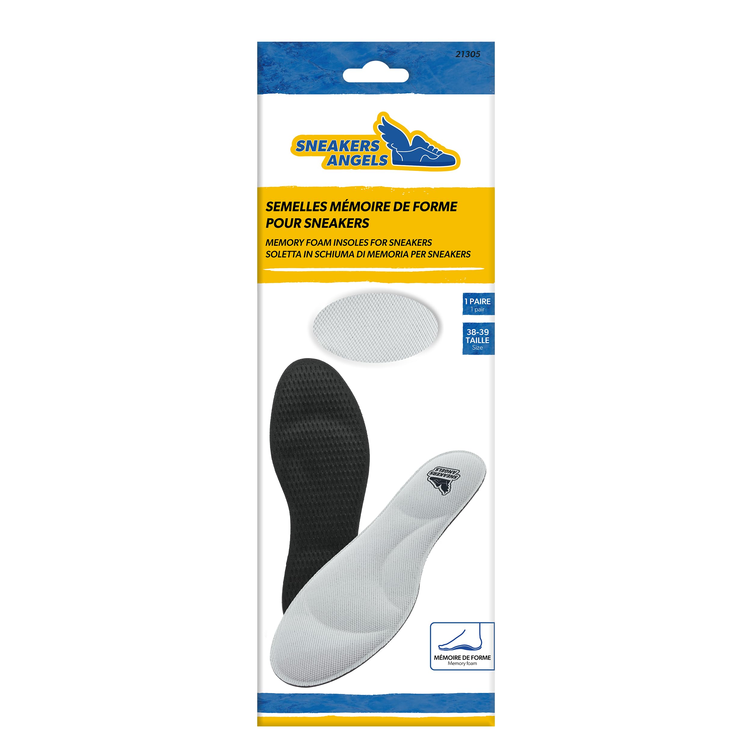 Sneakers Angels - Memory Soles for Sneakers 38-39 x2 - Grey