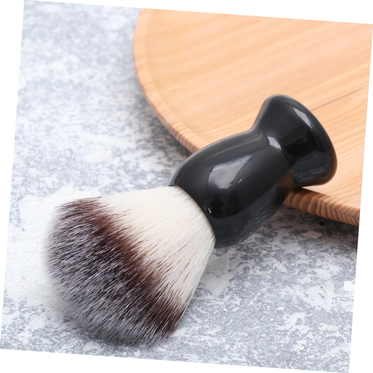 Professional Shaving Brush for Men Wet Hair Brush Neck Duster Nylon Bristle Facial Care Tool