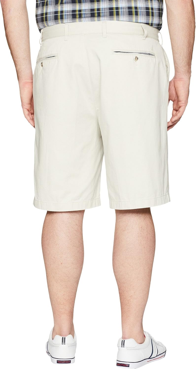 Nautica Mens Cotton Twill Flat Front Chino Short - Image 3