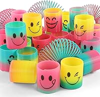 Vista 6 de Paquete de 24 resortes mágicos de primavera con forma de arco iris, miniresortes a granel para fiestas, carnaval, premio de cumpleaños, bolsas