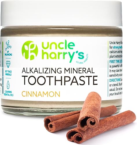 Miniatura 22 de Uncle Harry's Pasta de dientes remineralizante de menta verde | Pasta dental blanqueadora natural refresca el aliento y promueve el esmalte | Pasta