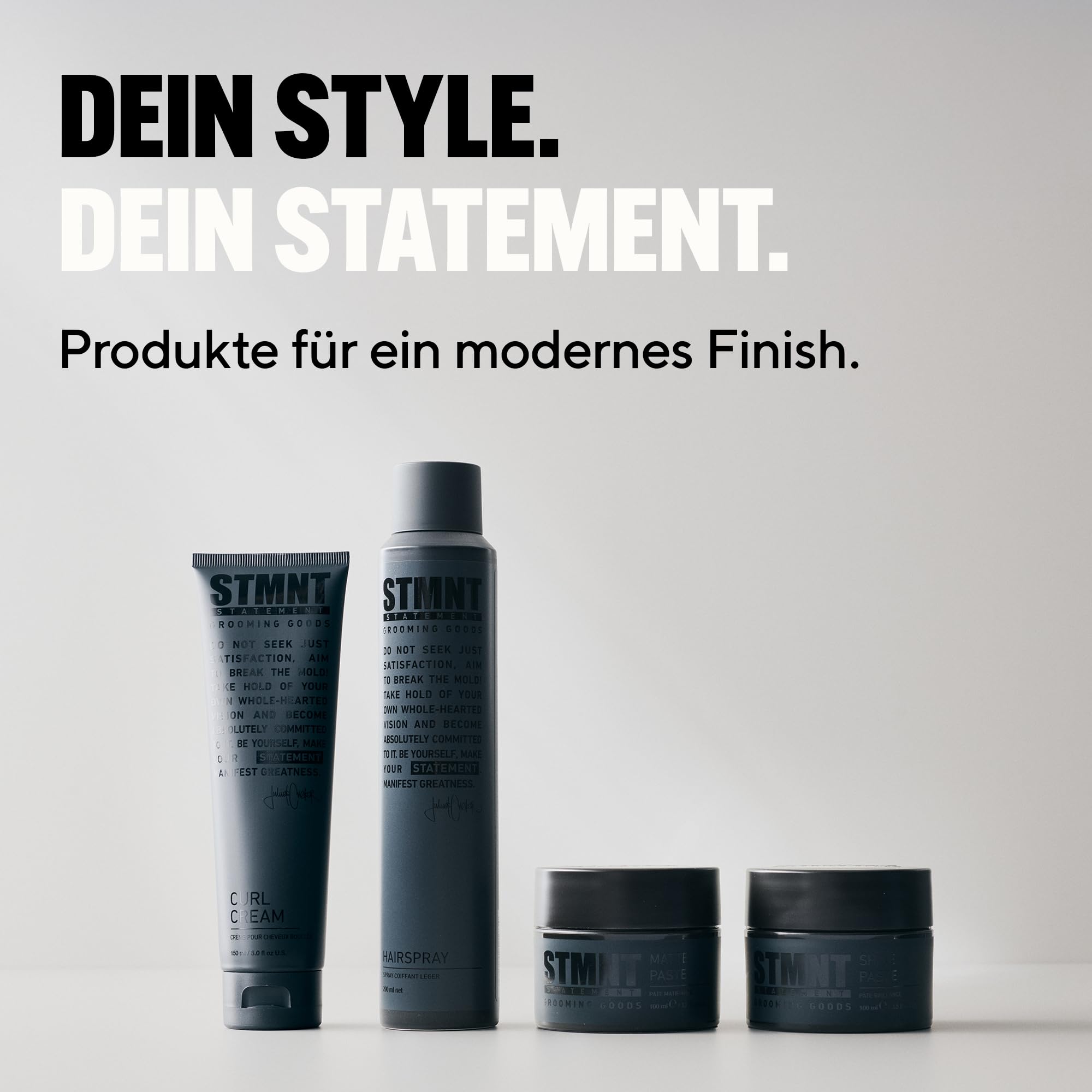 STMNT STATEMENT GROOMING GOODS Shine Paste | Natürlich glänzendes Finish | Starker Halt | Leicht auswaschbar | Nicht fettend