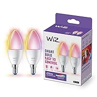 WiZ Lampadina Smart WiFi, Luce Bianca o Colorata Dimmerabile