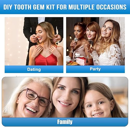 Miniatura 5 de Kits de reparación de dientes falsos para llenar los dientes rotos y huecos que faltan - Kits de reemplazo de dientes falsos y cuentas térmicas