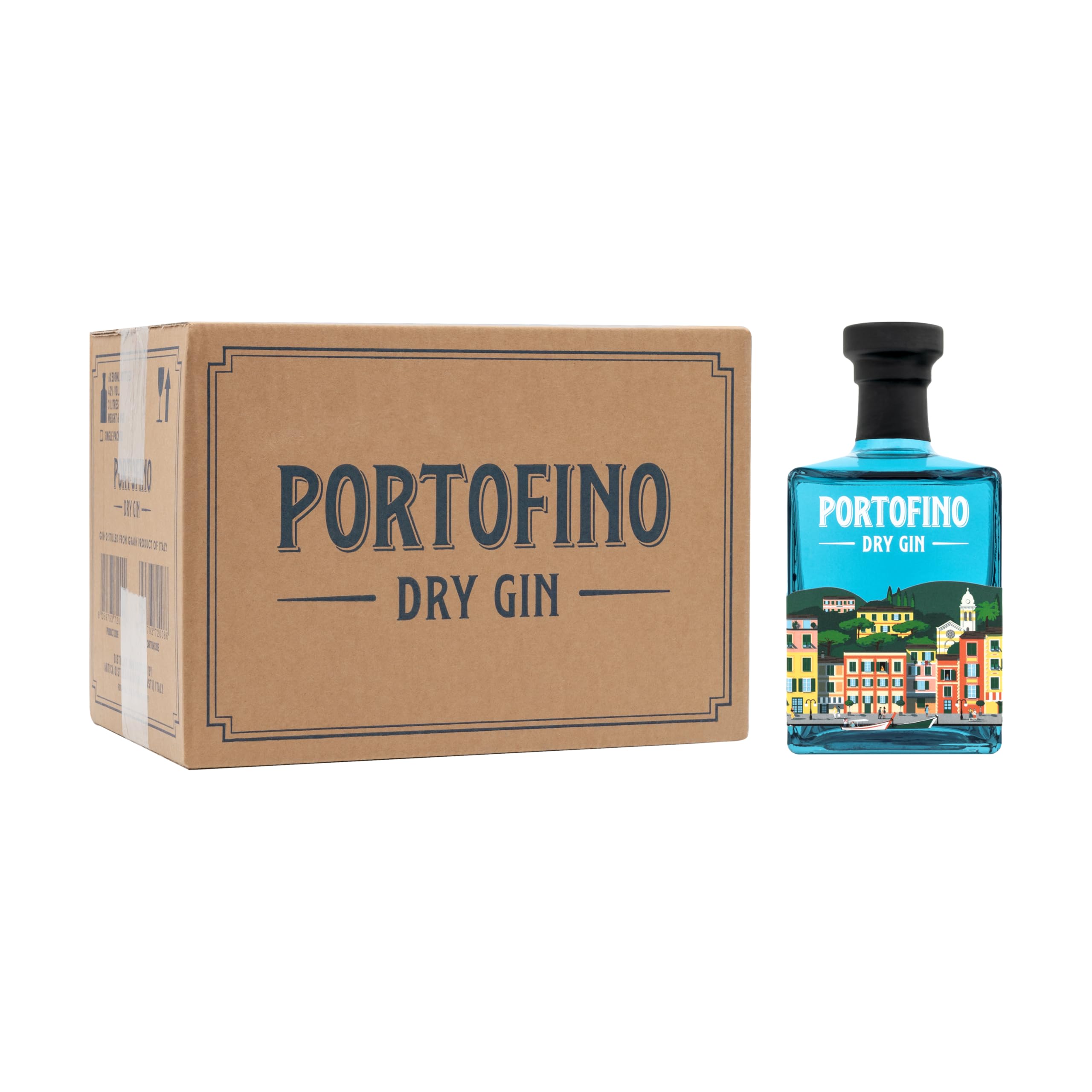 Portofino Dry Gin - 6 x 500ml