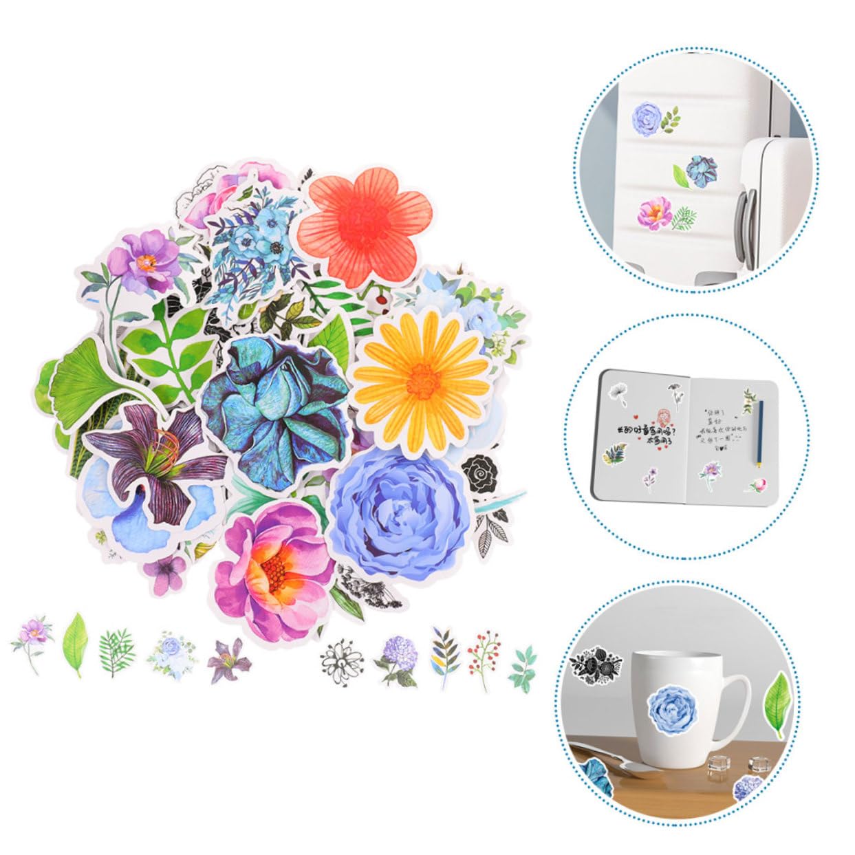 DOITOOL 5 Sätze Aufkleber Für Journaling Und Scrapbooking Rubbelkarten-aufkleber Wiederverwendbare Aufkleber Scrapbooking Sticker Scrapbook Stickers Sammelalbum Liefert 100 Stück * 5