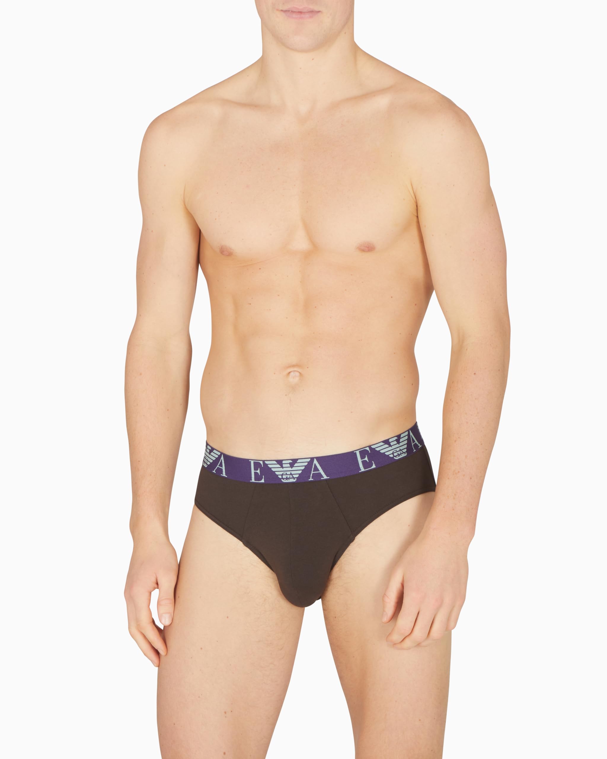 Emporio Armani Bold Monogram 3-Pack Brief Mutande da Uomo Uomo (Pacco da 3)