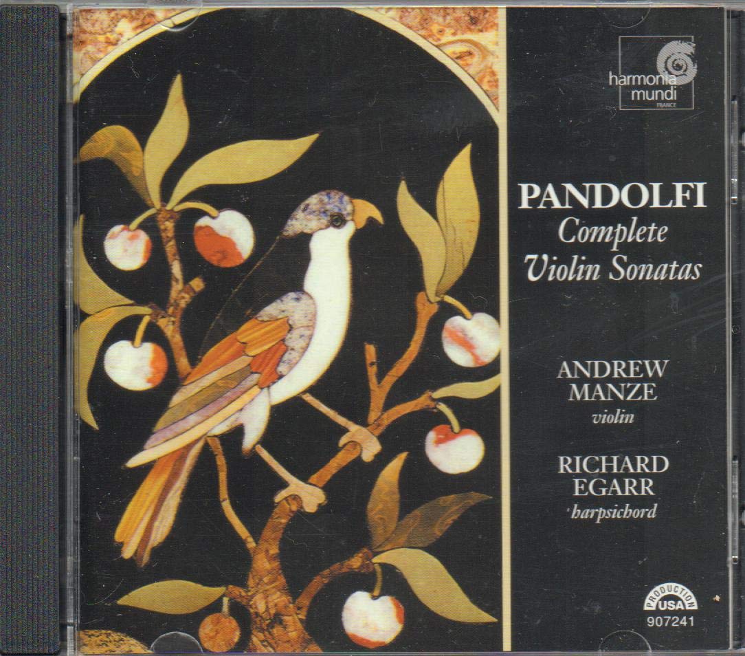 Giovanni Antonio Pandolfi - Violin Sonatas CD Album - Used