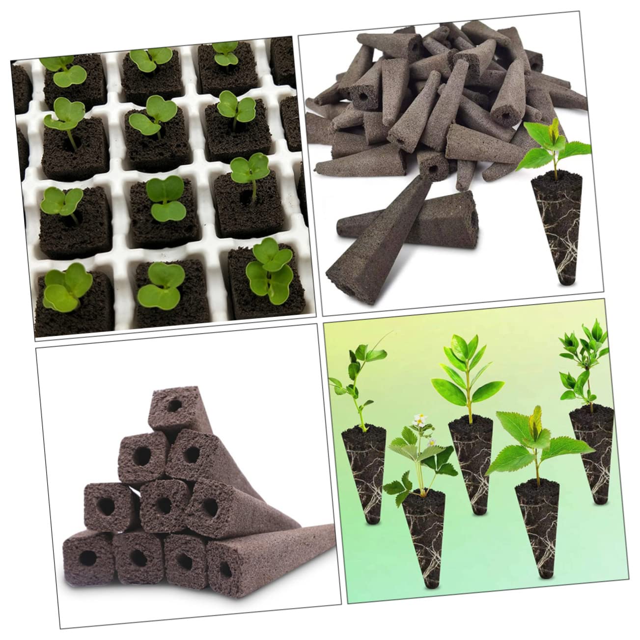 BESPORTBLE 150pièces Bloc De Nutriments pour Cultures sans Sol Accessoires De Jardinage pour