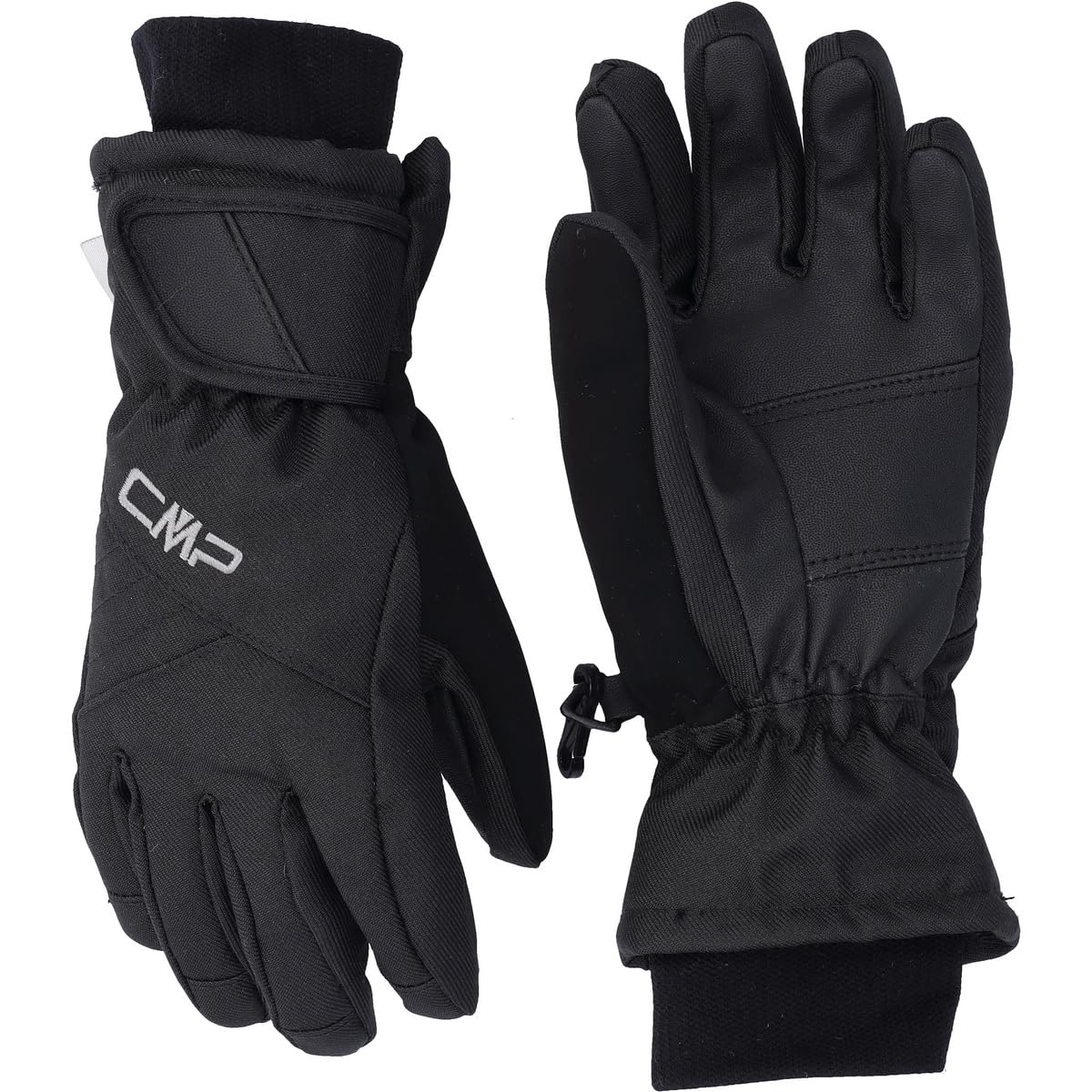 CMP - Kids Twill Ski Gloves, Black, 5.5