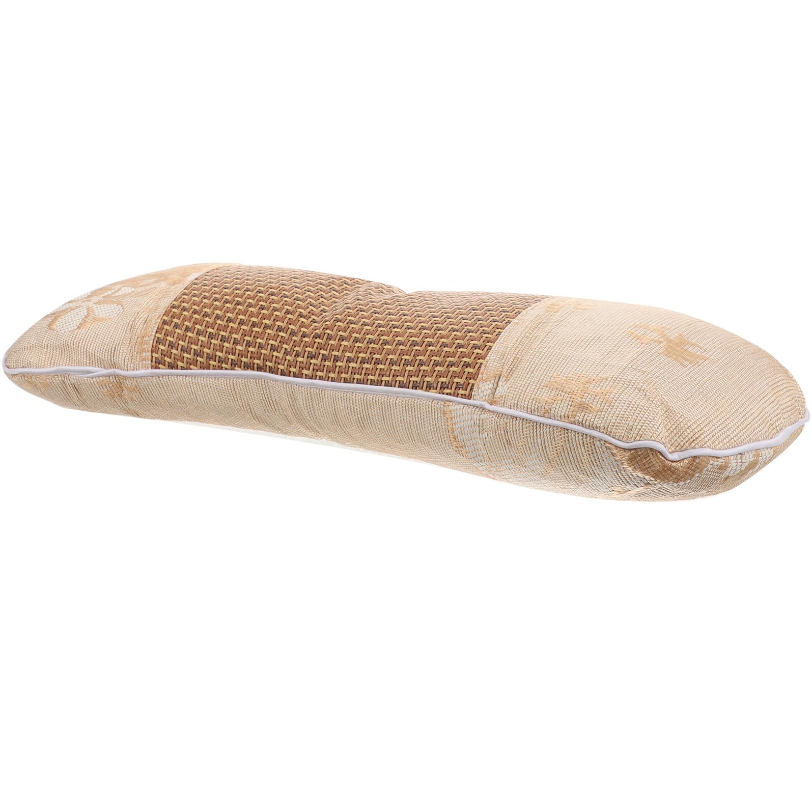 Nackenrolle zum Schlafen aus EIS Silk mit Baumwolle Sanfte Nackenstütze und Waschbare Kissenrolle für Sommerurlaub und Erholsamen Schlaf