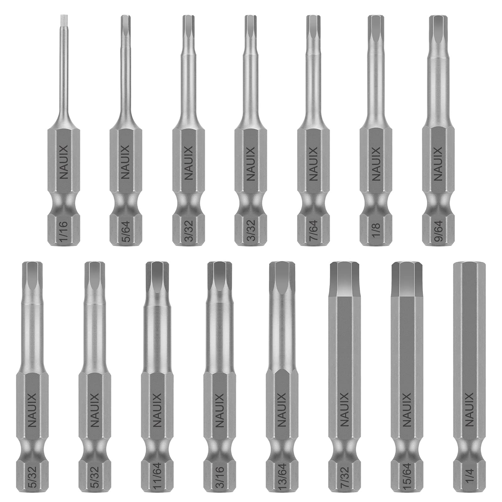 Allen Wrench Drill Bit Set TEKPREM 20-Piece Hex Bit Set - Metric & SAE ...