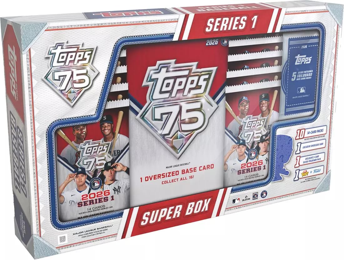 2026 Topps MLB Series 1 Baseball Trading Card Super Box
