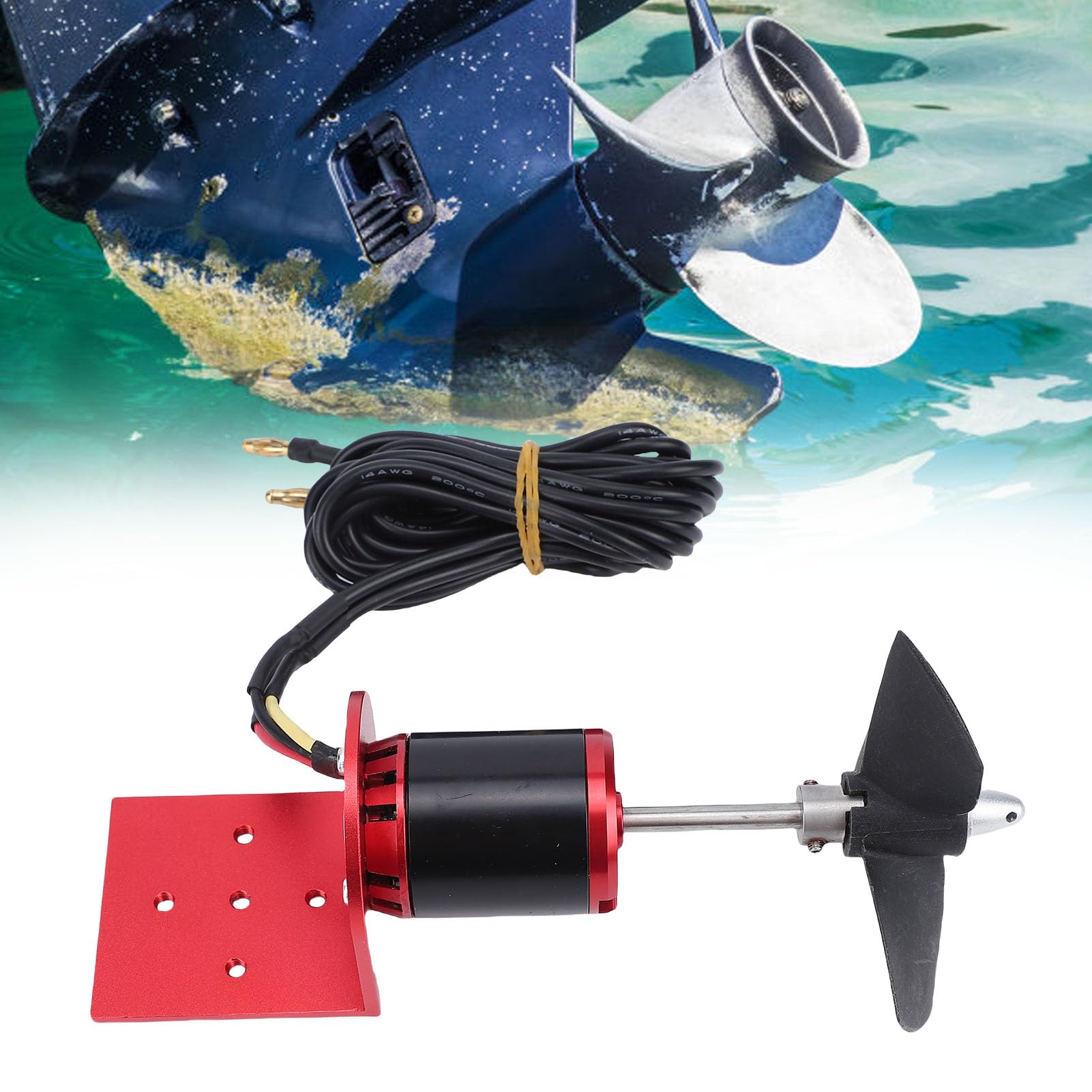 Domary Brushless Underwater Thruster 6kg Thrust Powerful Motor for RC Boats