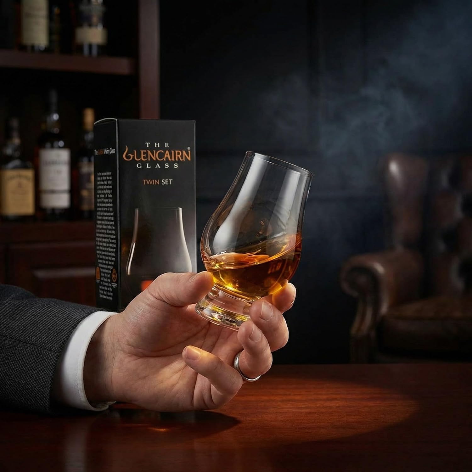 GLENCAIRN Whiskey Glass, Gift Set of 2 in Twin Carton