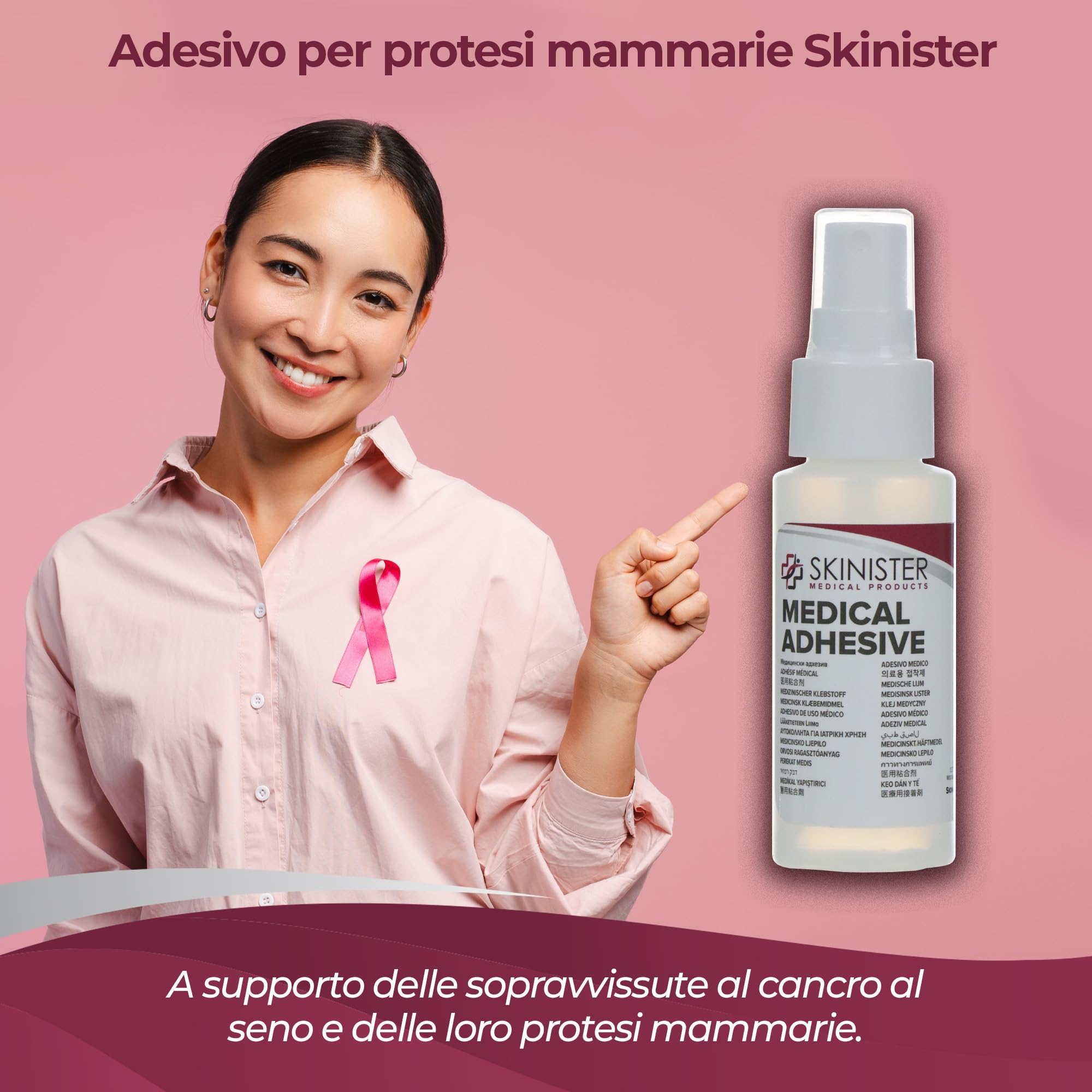 Adesivo Medicale Spray | Colla per Pelle Spray | Spray Adesivo Medico per Sacche Stomia, Cateteri o Protesi | 118 ml