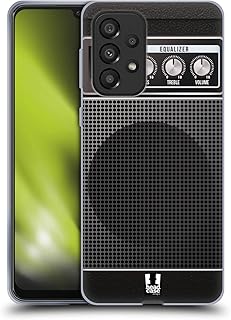 Head Case Designs Black Acoustic Guitar Amp Soft Gel Case Compatible with Galaxy A33 5G (2022)