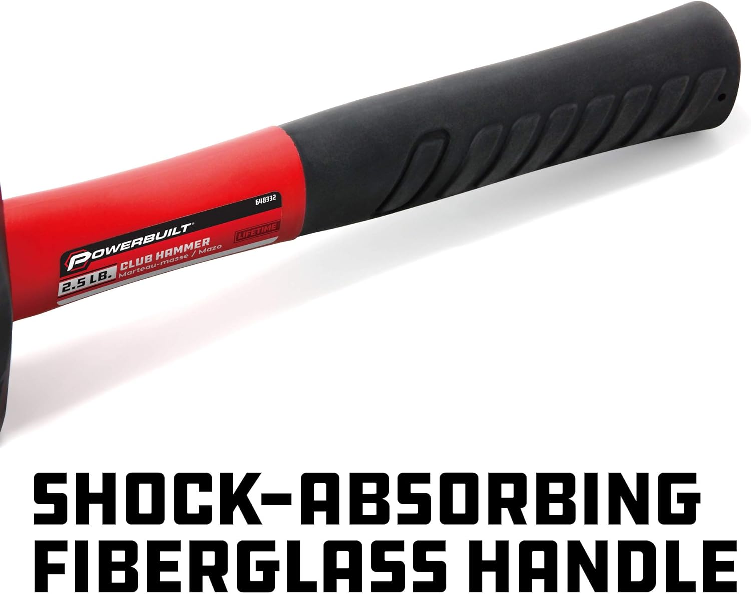 Super Deal Product Alltrade 648332 2.5Lb Club Hammer with Fg Handle , Black