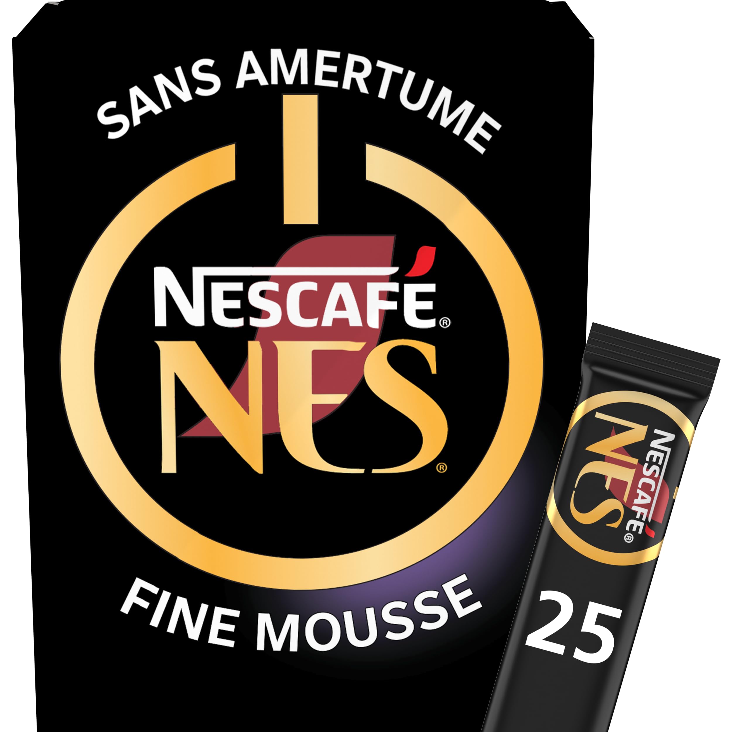 Nescafé NES – Café Soluble – Packung mit 25 Sticks x 2 g (50 g)