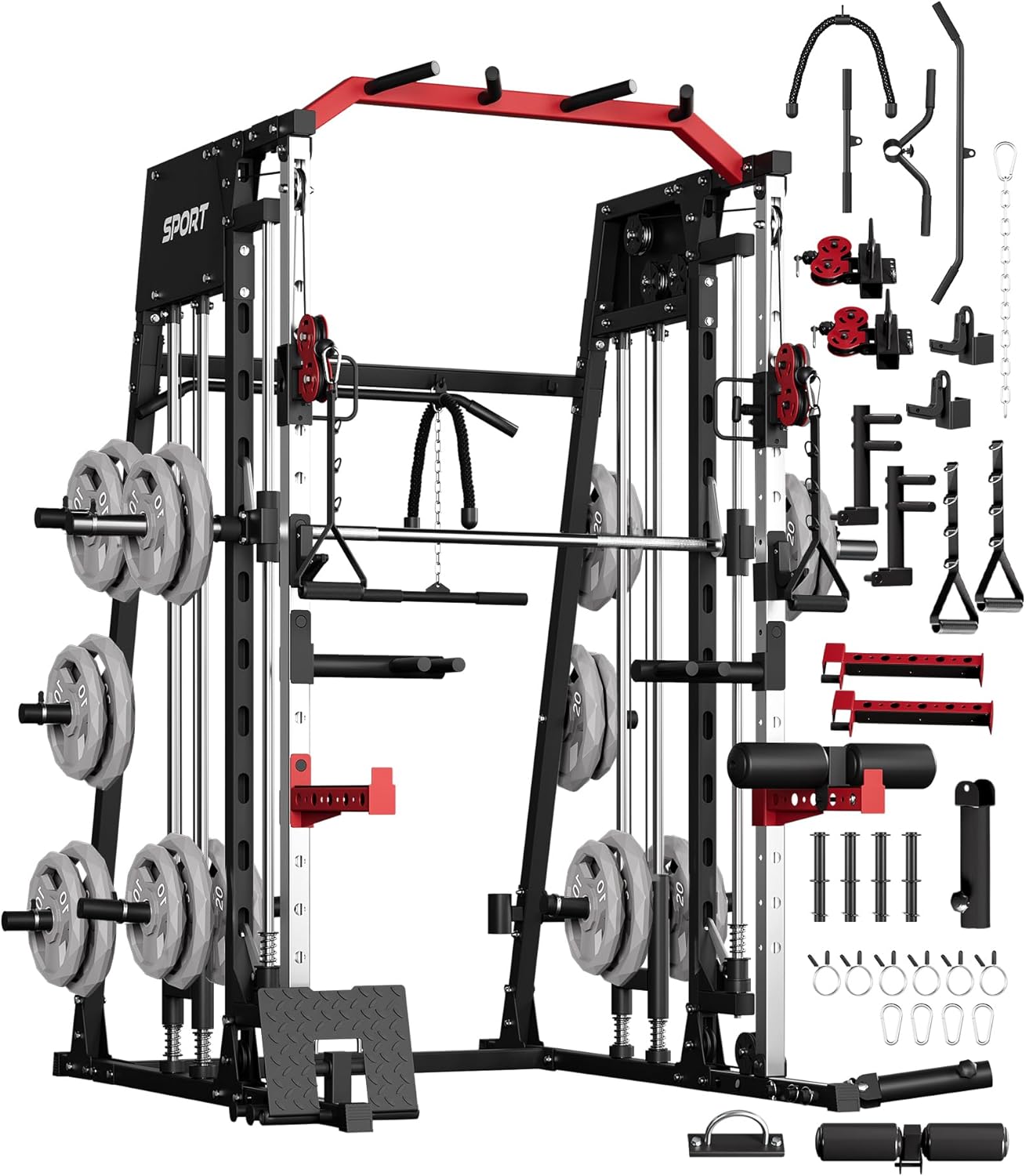Pro Smith Machine-Red and Black Pro Smith Machine-Red and Black