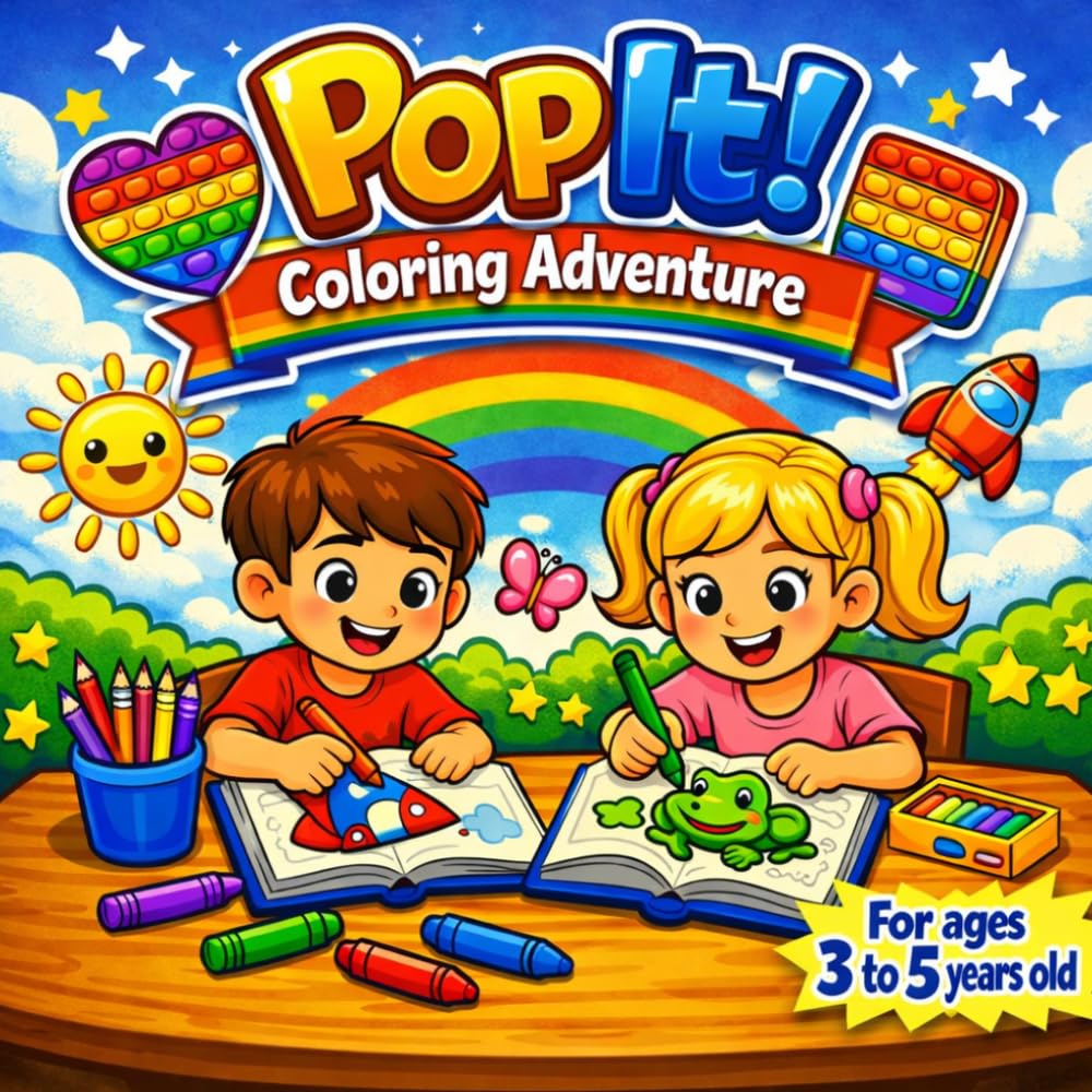 Color Pop Party: Things Around Us Coloring Book
