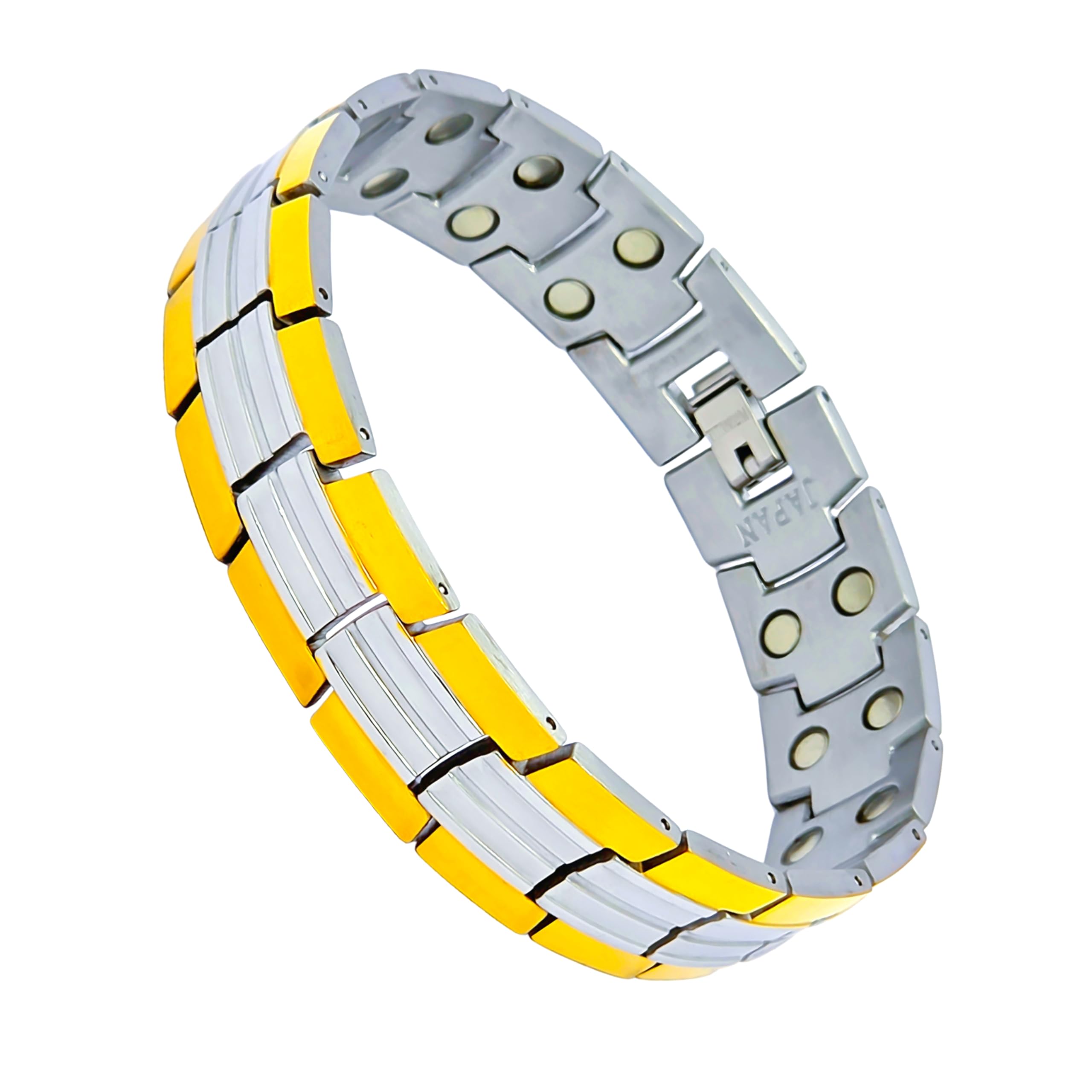 Bracotive® BP Titanium Bracelet Blood Pressure Control Chain Men-Women Bp Monitor Maintain Energy/Blood Circulation/Stamina/Strangth/Body Pain
