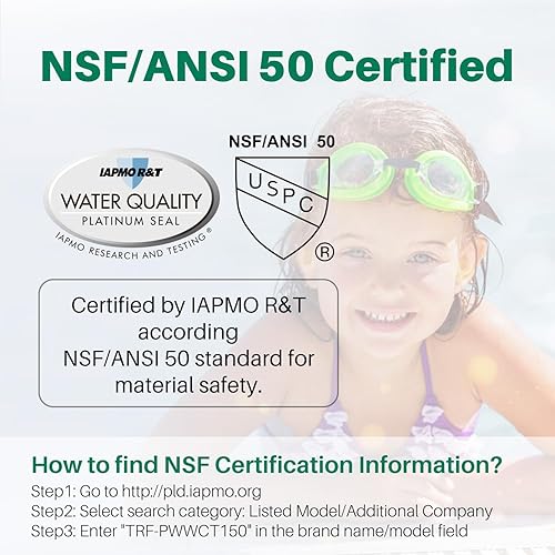 Miniatura 3 de TOREAD PWWCT150 - Filtro de piscina que reemplaza PWWCT150, Ultral-B3, Clearwater II ProClean 150, 817-0150N, Unicel 8414, Filbur FC-1287, SD-00210,