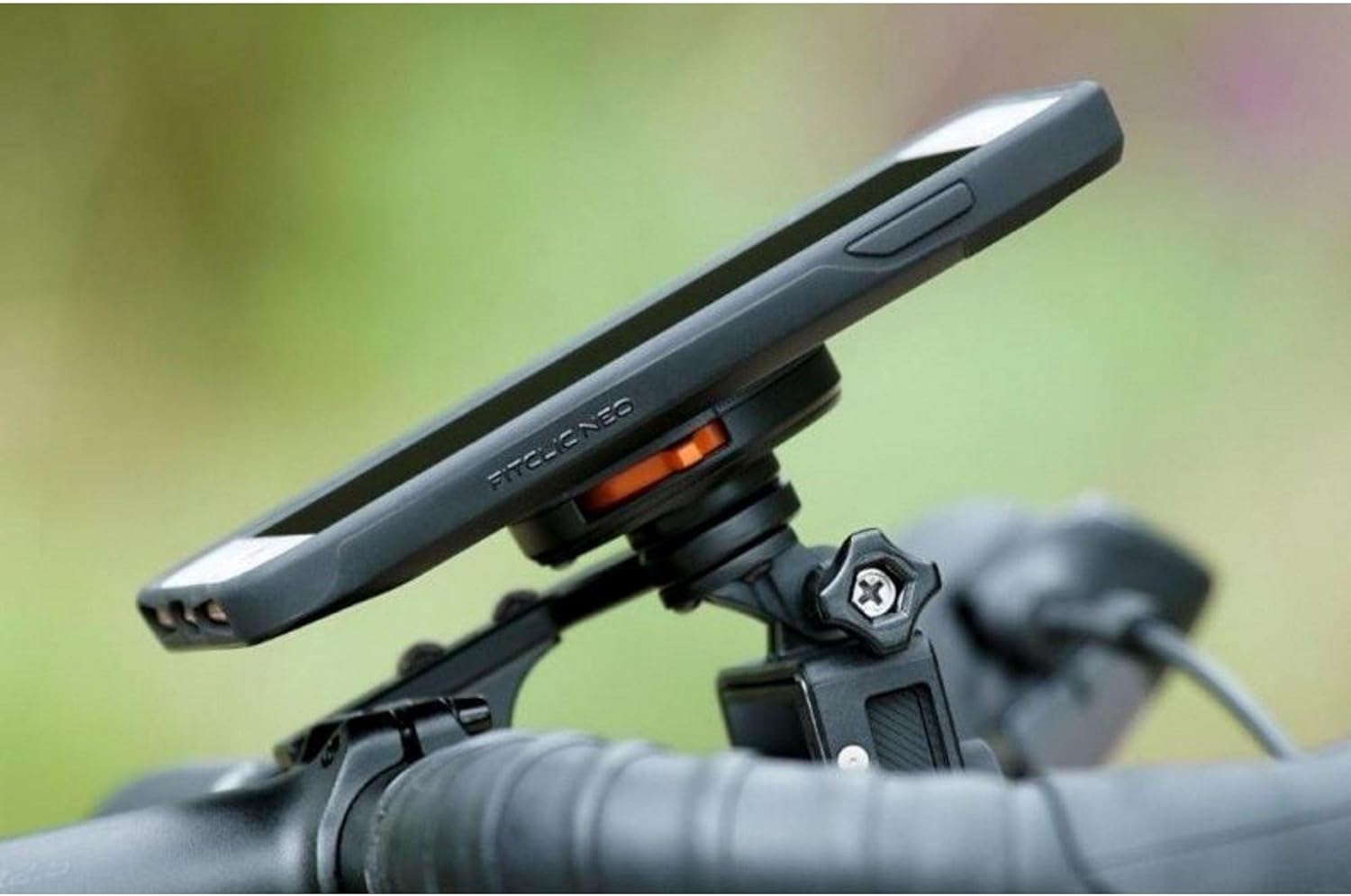 Chеареѕt 🛒 Tigra Sport FitClic Neo Magnetic Bike Forward Mount for Smartphones, Black/Orange