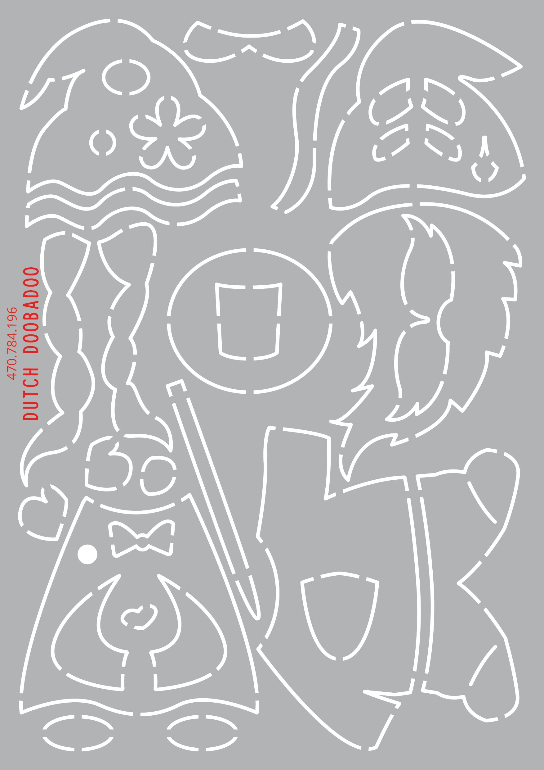 Dutch Doobadoo DDBD Card Art Built Up Gardening Gnome A5