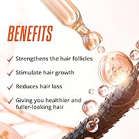 Vista 3 de Abera Suero para el crecimiento del cabello para la pérdida del cabello, tratamiento natural para el crecimiento del cabello y la barba con biotina