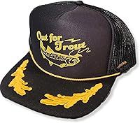 Vista 72 de ThatsRad Out for Trout Corduroy Snapback Sombrero Gorra Pesca con Mosca Pescador