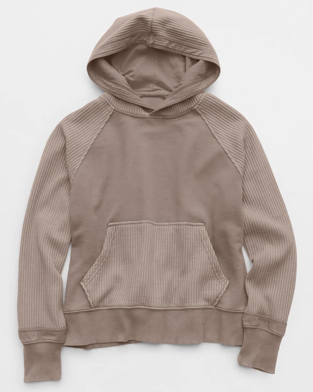 Gacaky Hoodies for Women Casual Oversized Waffle Sweatshirts Fall Fashion Pullover Tops Outfits Clothes - Image 4