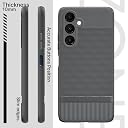 Pikkme Back Cover for Samsung Galaxy A16 5G Camera Protection 3D Hexa Cube Design Silicone Protective Bumper Case (Grey) gallery image