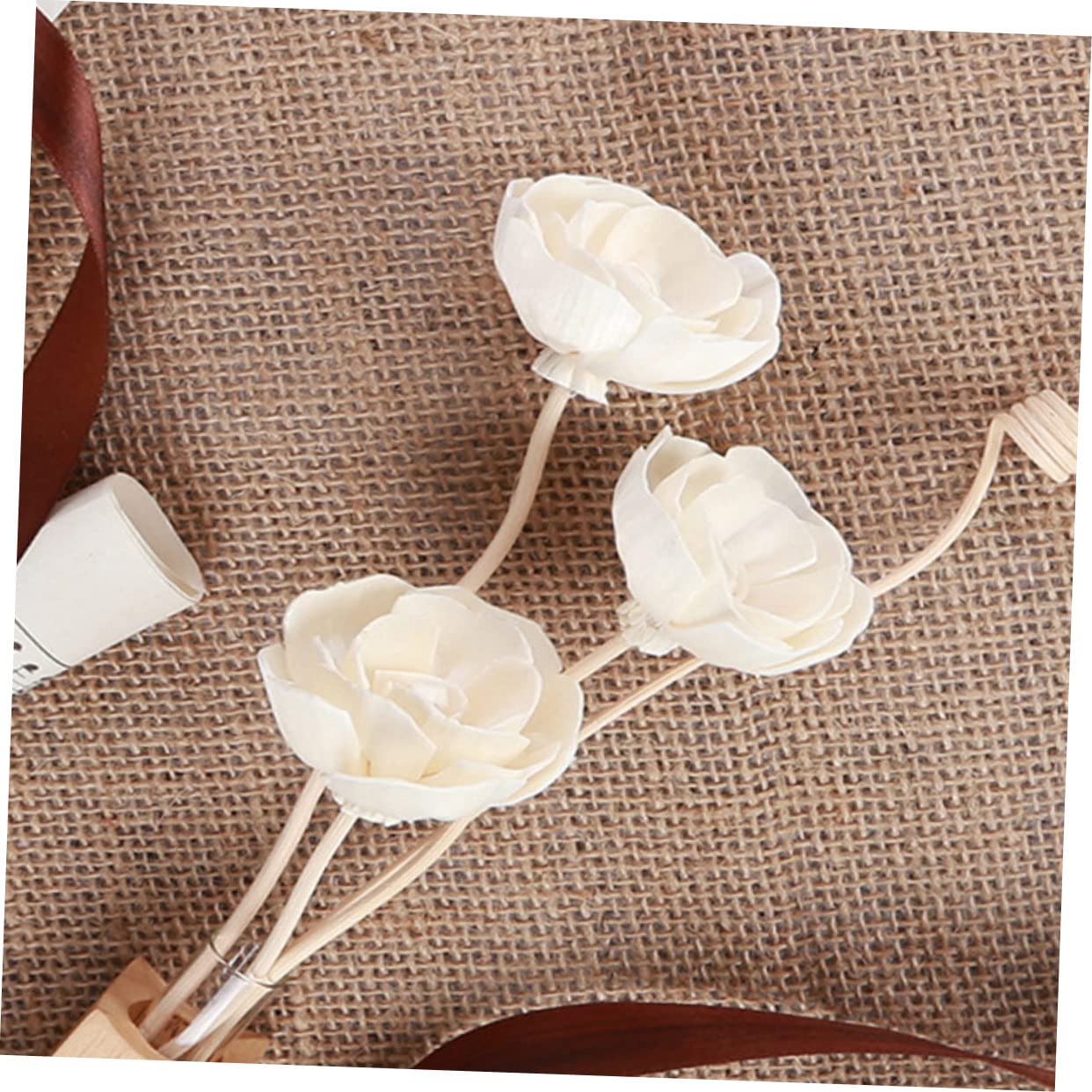 Toyvian Bâtonnets Diffuseurs Parfumés en Rotin Naturels Lot De 6 Bâtonnets Aromatiques Absorption Rapide pour Huiles Essentielles Diffuseur De Parfum D'ambiance pour Aromathérapie Intérieure