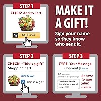 Vista 4 de Pacific Coast Bandeja de lujo con frutos secos, almendras y pistachos para regalo de día festivo, cumpleaños, aperitivos saludable, plato de comida