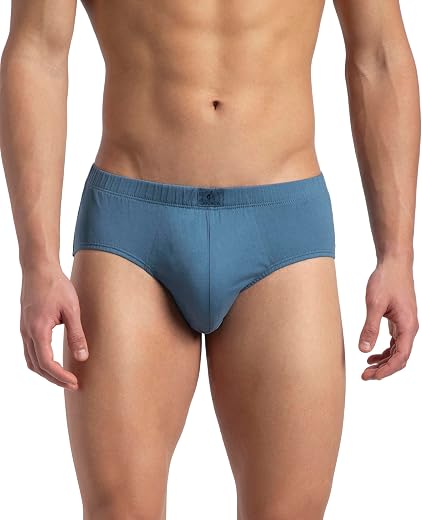 Jockey 8035 Men's Super Combed Cotton Solid Poco Brief with Ultrasoft Concealed Waistband