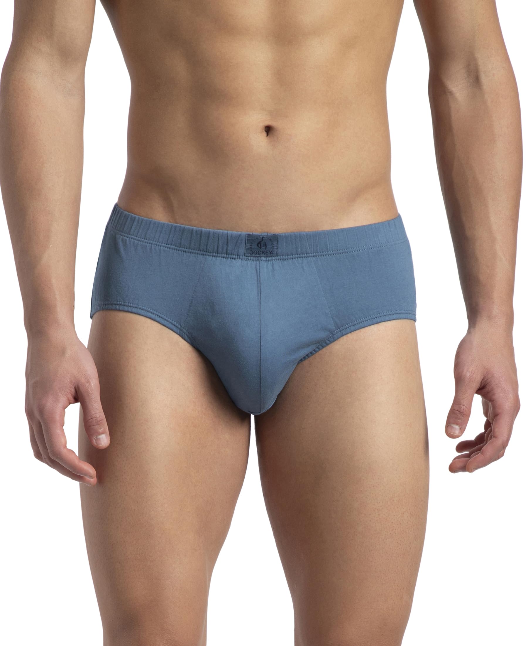 jockey 8035 Men Super Combed Cotton Solid Brief with Ultrasoft Concealed Waistband-picture-56
