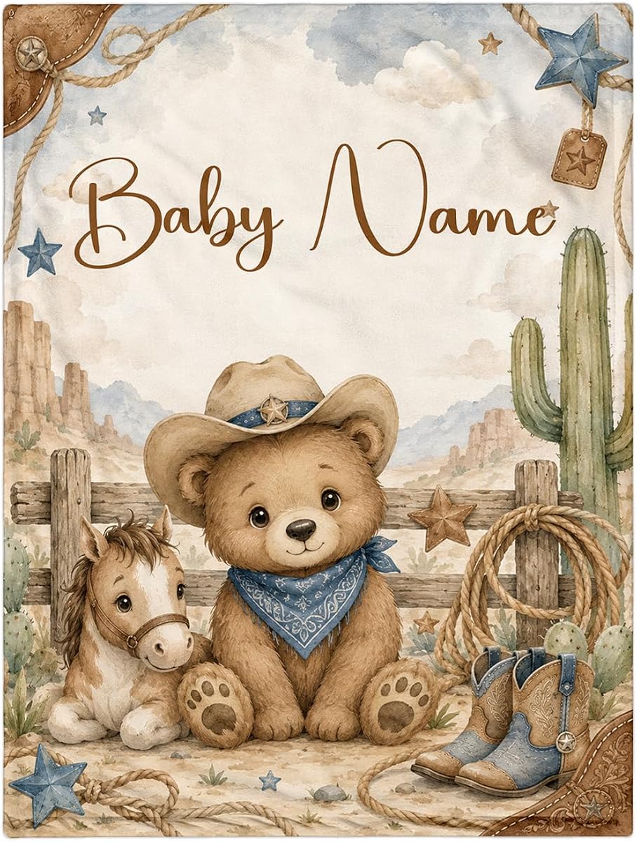 Manta de bebé personalizada para niños, manta de bebé personalizada con nombre, mantas suaves personalizadas con nombre para recién nacidos, niños pequeños, mantas de regalo personalizadas para cumpleaños, baby shower