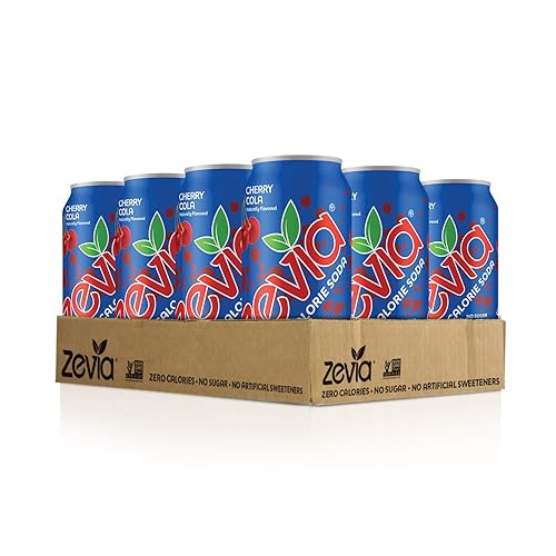 Miniatura 6 de Zevia Paquete variado de refrescos sin calorías, Dr Zevia (24 latas) y Cherry Cola (paquete de 12 latas)