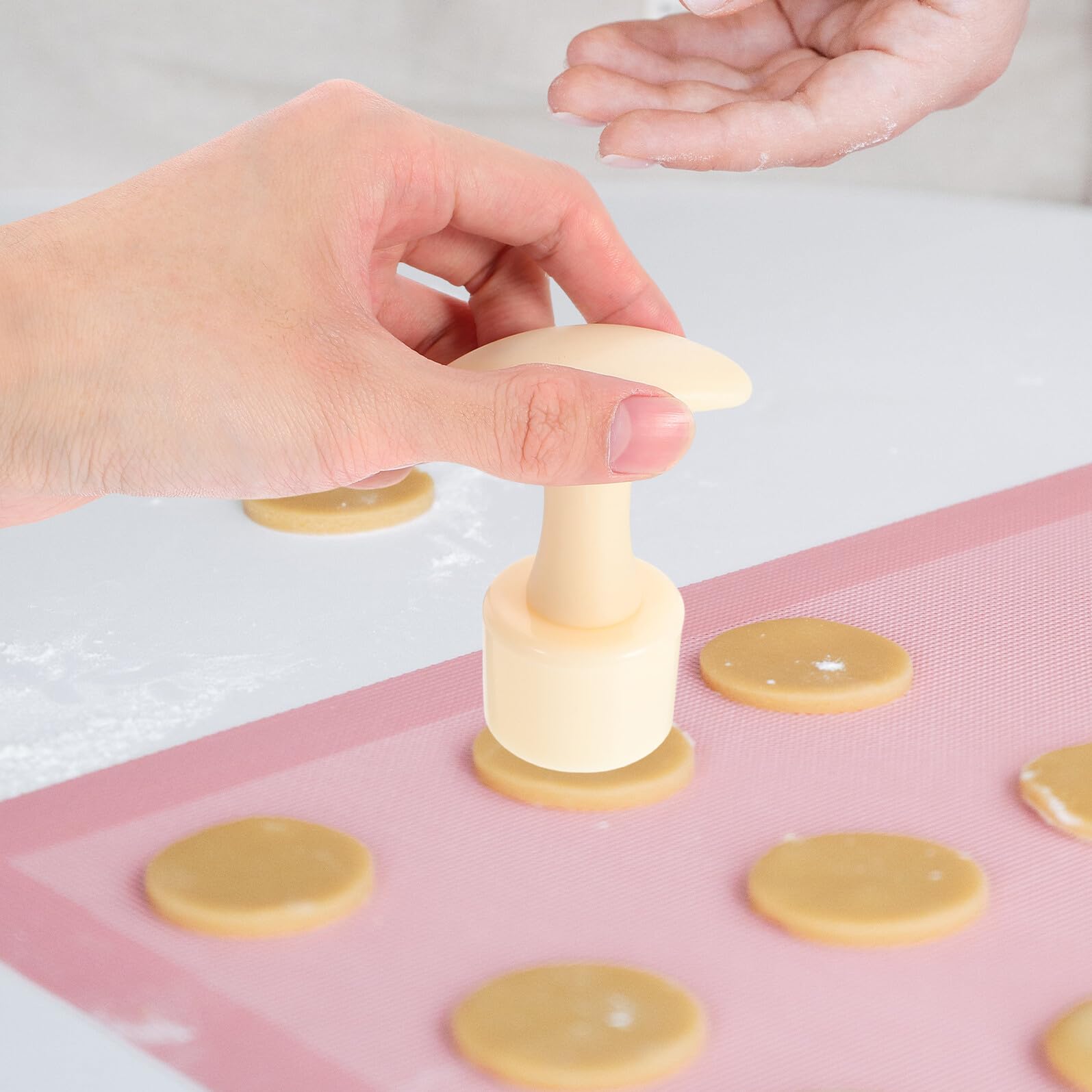 Molde para Tartaletas Desmontable Redondo 4-9 Cm de Acero Inoxidable Prensador de Masa Francés, Herramienta para Hornear Tartas y Postres, Utensilio para Repostería Profesional