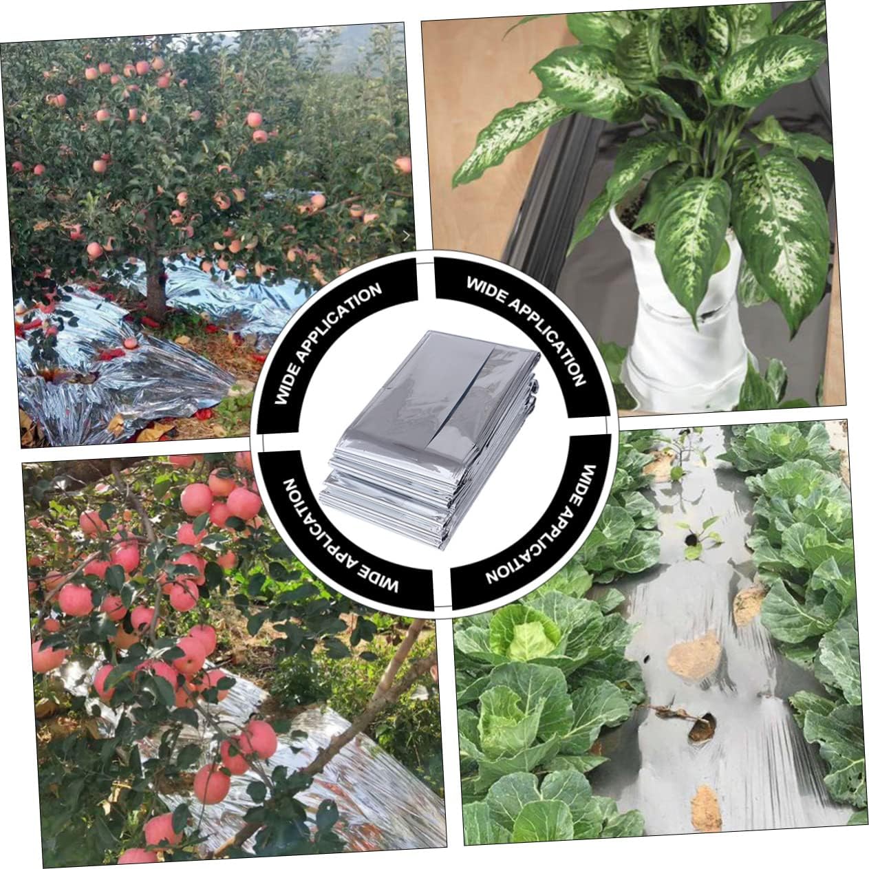 BESPORTBLE 1Pc Reflective Film for Greenhouse Garden Saving Plant Reflective Tarp for Winter Plant Protection and Outdoor Use