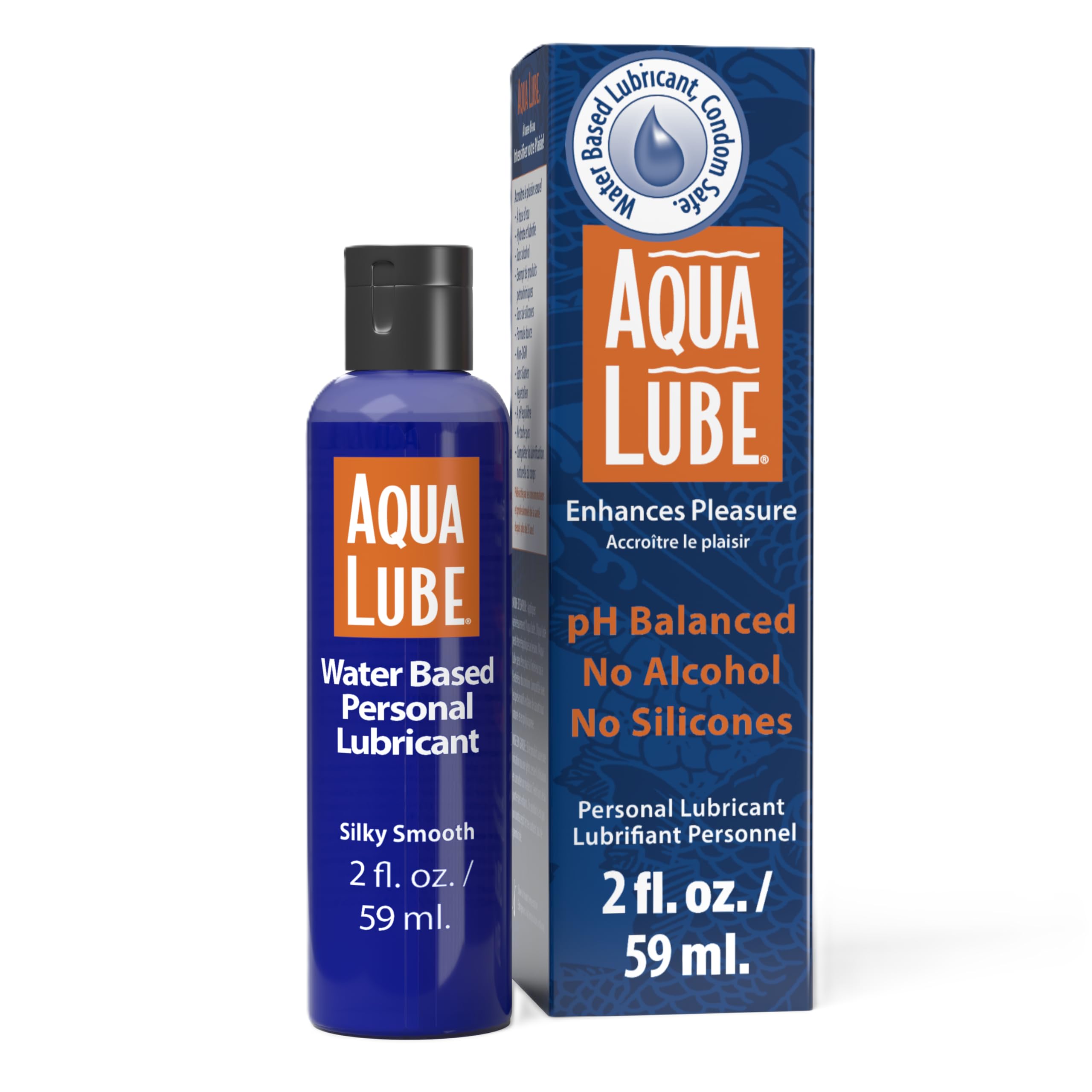 Amazon.com: Aqua Lube, Personal Lubricant, 100% Water Based Non Sticky  Formula, Toy Friendly, Gentle, Long-Lasting, PH Balanced, for Men and  Women, 2 Fl Oz : Everything Else