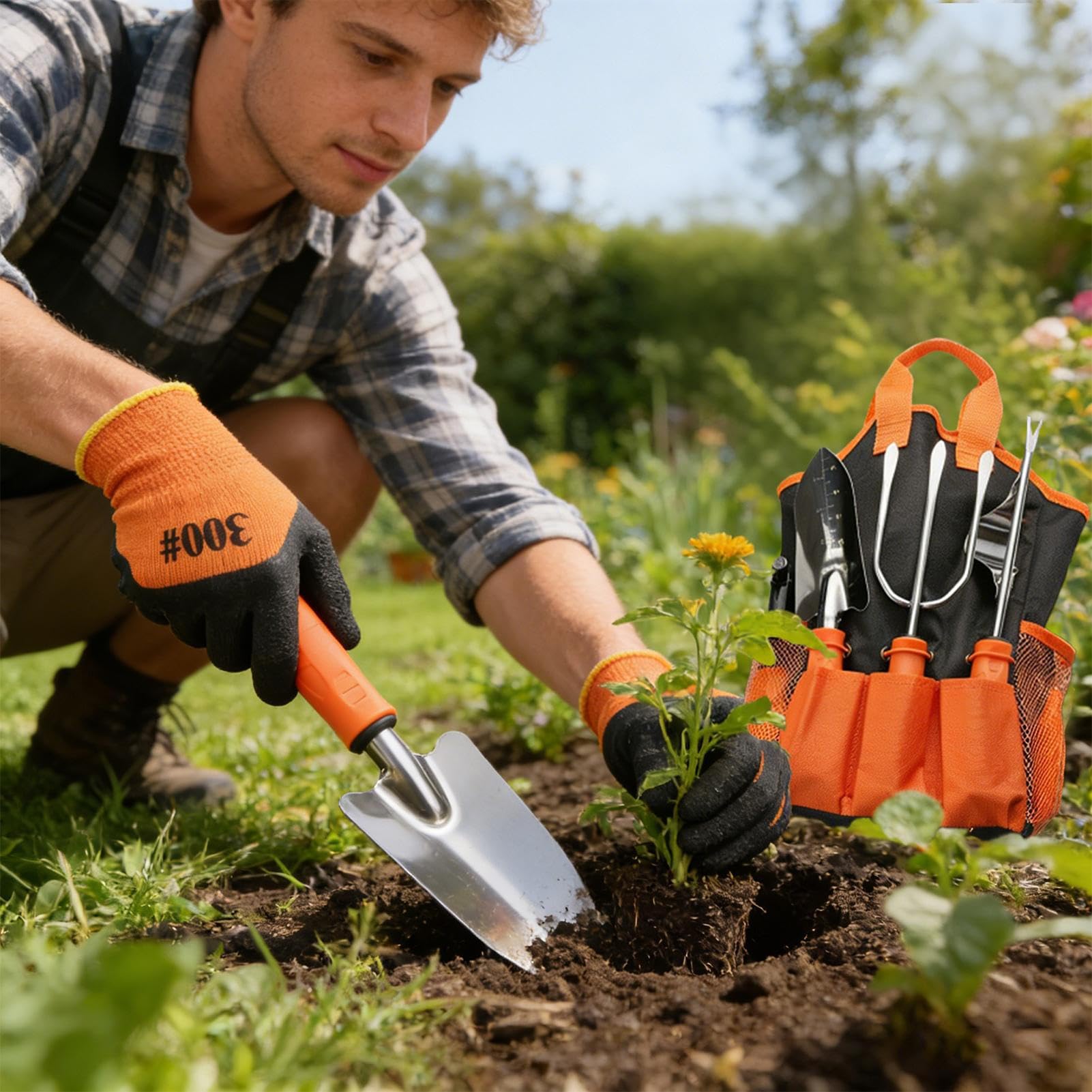 Attrezzi Manuali da Giardinaggio Strumenti in Acciaio Inossidabile | Cesoie E Utensili Da Giardino Per Anziani Donne Appassionati Regalo Compleanno Natale Festa Della Mamma