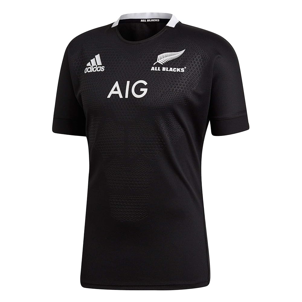 adidas Mens New Zealand All Blacks 2018/19 Home Short Sleeve